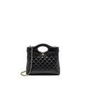 CHANEL 23A MINI 31 BAG CALFSKIN BLACK LGHW (MICROCHIP)