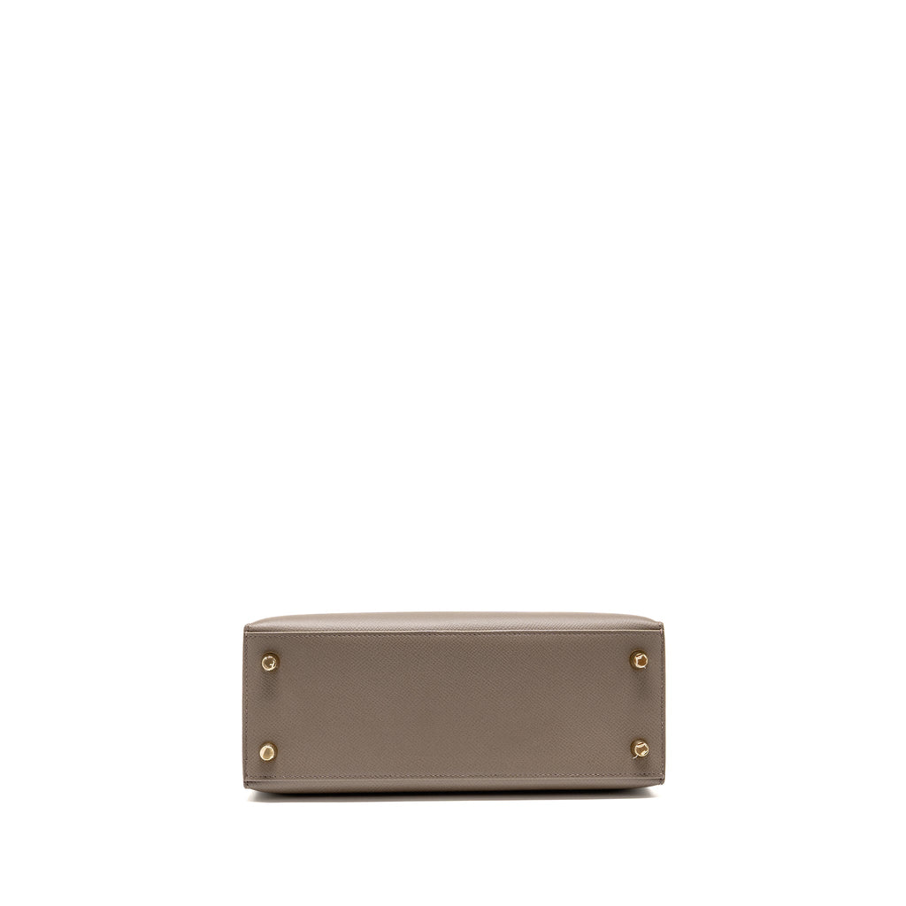 HERMES KELLY 25 EPSOM 8F GRIS ETAIN GHW