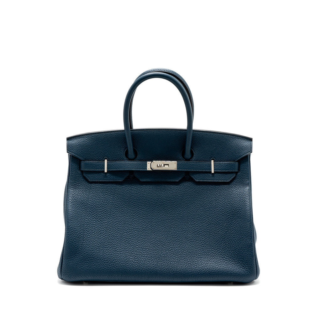 HERMES BIRKIN 35 TOGO DARK BLUE SHW