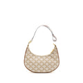 CELINE AVA BAG TRIOMPHE CANVAS/CALFSKIN WHITE GHW