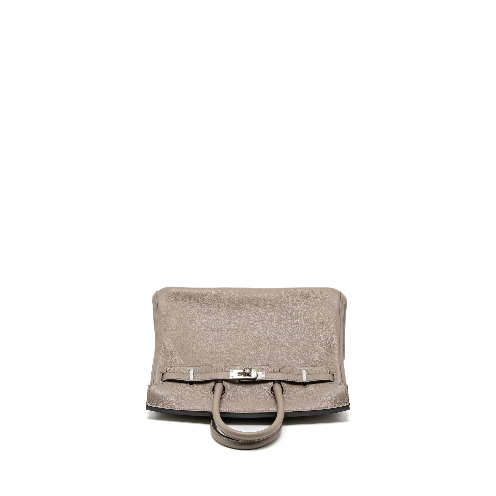 HERMES BIRKIN 25 TAURILLON NOVILLO M8 GRIS ASPHALTE SHW