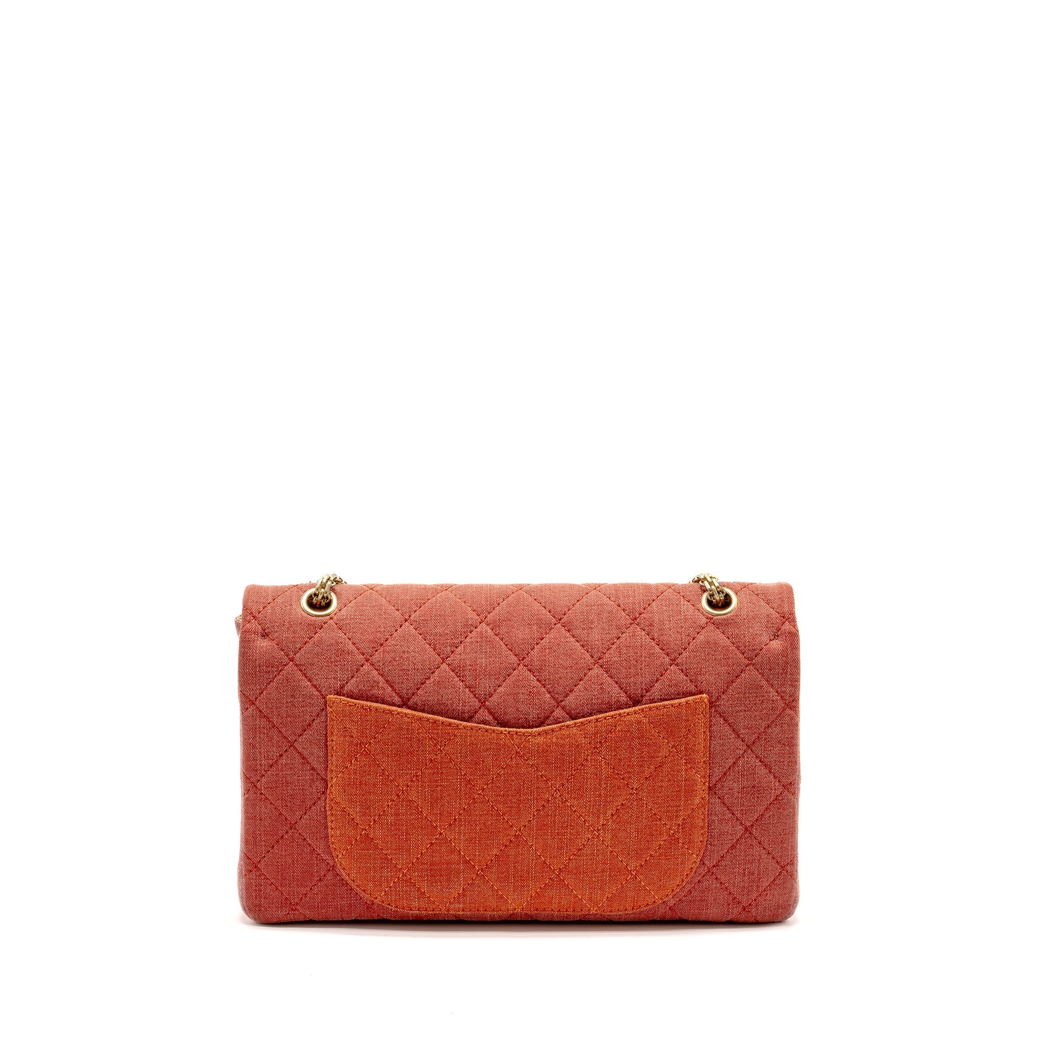 CHANEL MAXI 2.55 REISSUE DOUBLE FLAP BAG FABRIC MULTICOLOUR GHW