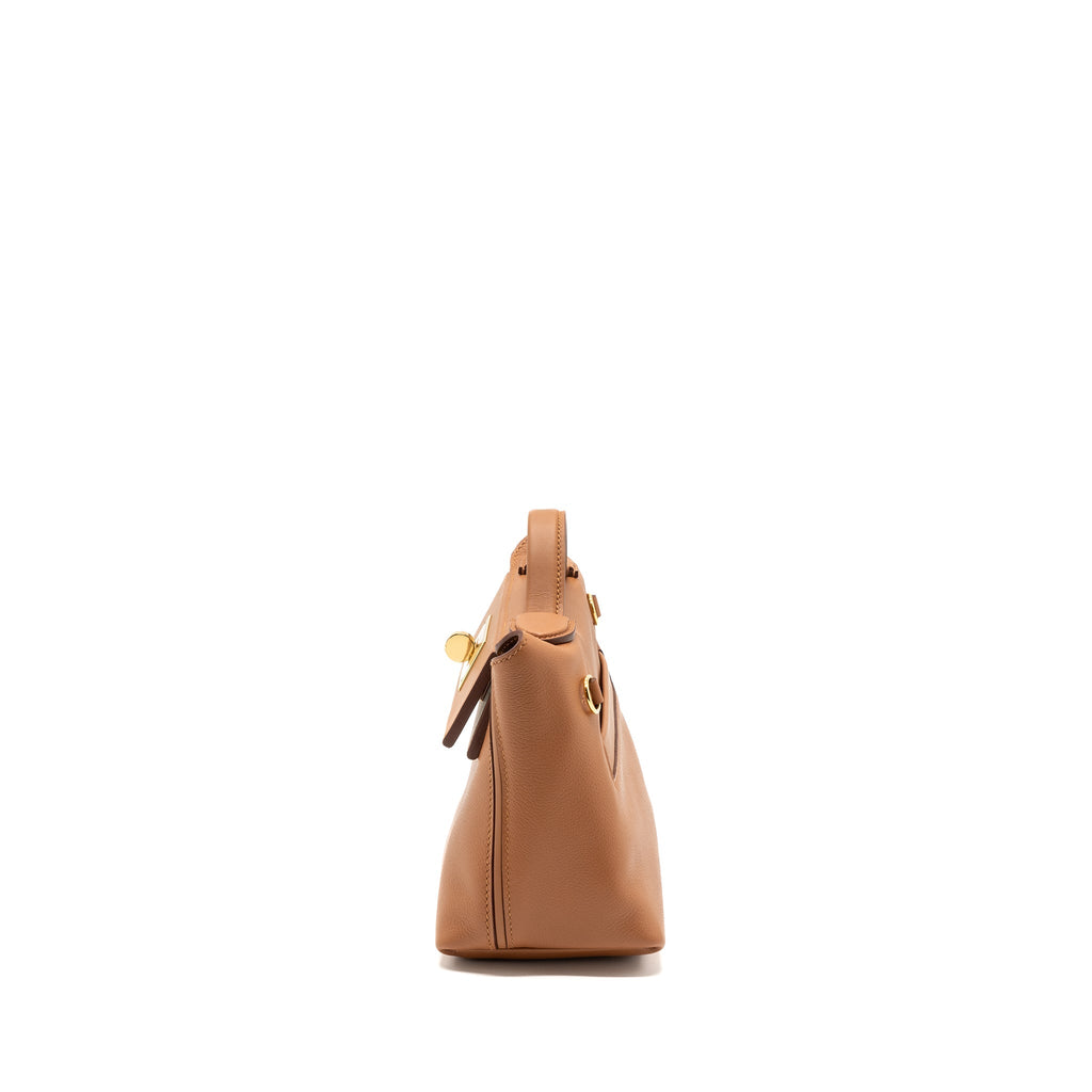HERMES MINI 24/24 2424-21 BAG EVERCOLOR / SWIFT GOLD GHW