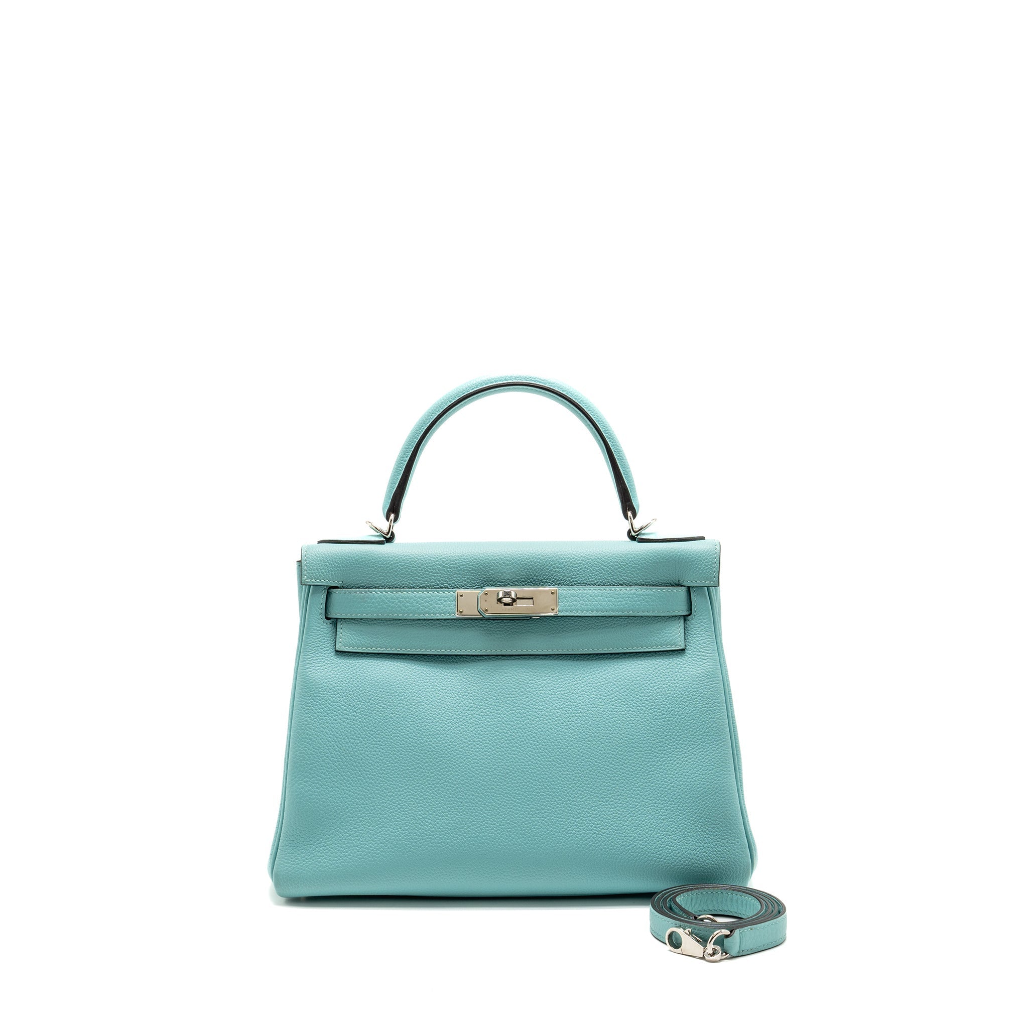 HERMES KELLY 28 TOGO BLUE ATOLL SHW