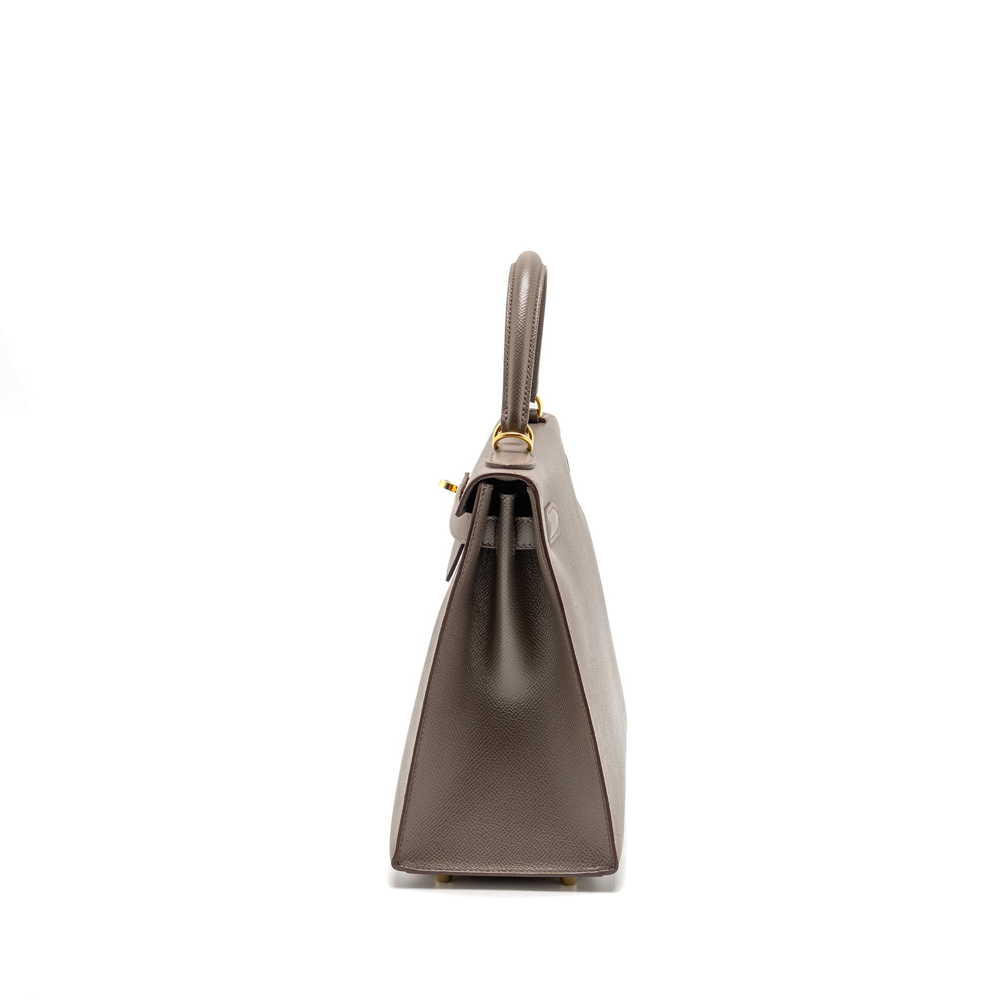 HERMES KELLY 28 EPSOM GRIS ETAIN GHW