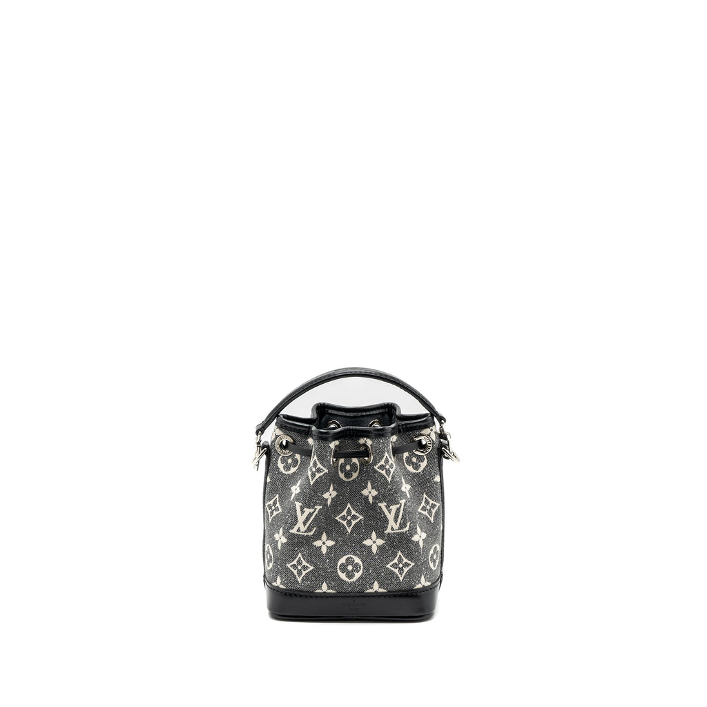 LOUIS VUITTON NANO NOE JACQUARD DENIM BLACK MULTICOLOUR SHW (NEW VERSION)