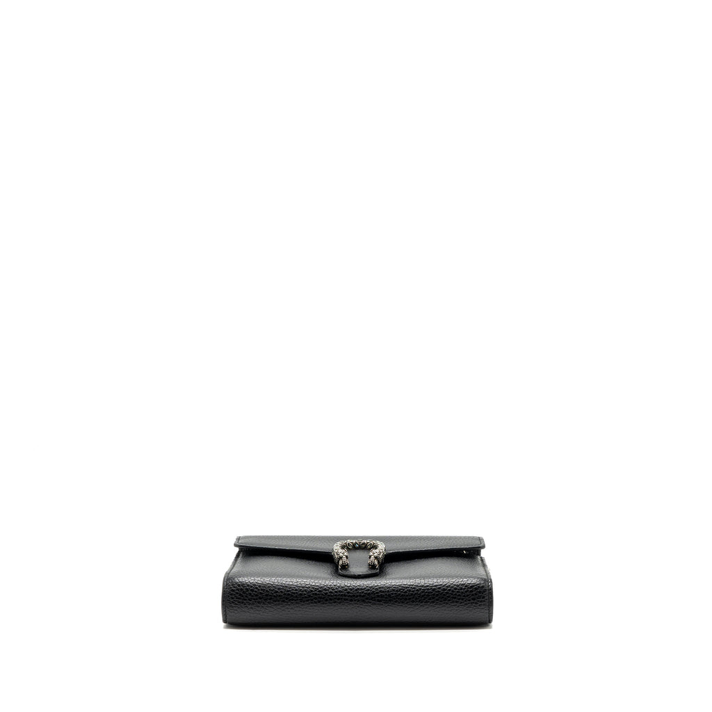 GUCCI DIONYSUS MINI CHAIN BAG CALFSKIN BLACK SHW