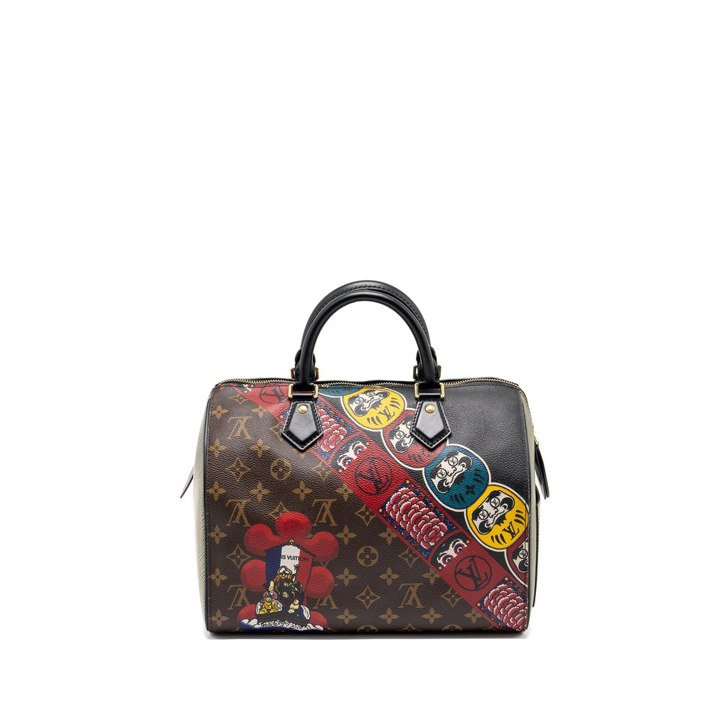 LOUIS VUITTON KABUKI LIMITED EDITION SPEEDY 30 MONOGRAM CANVAS/EPI MULTICOLOUR GHW