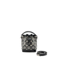 LOUIS VUITTON NANO NOE JACQUARD DENIM BLACK MULTICOLOUR SHW (NEW VERSION)
