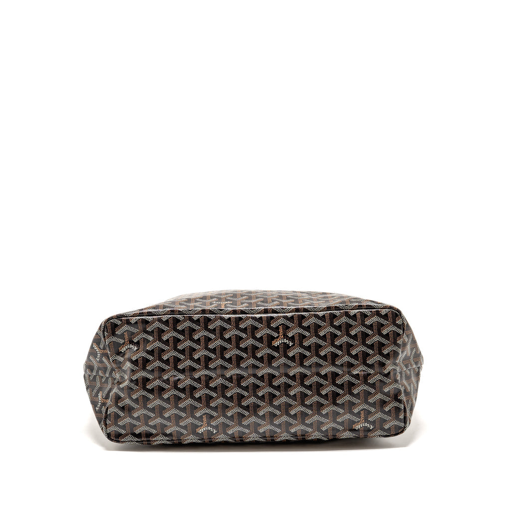 GOYARD SAINT LOUIS PM BAG GOYARDINE CANVAS/CALFSKIN NATUREL SHW