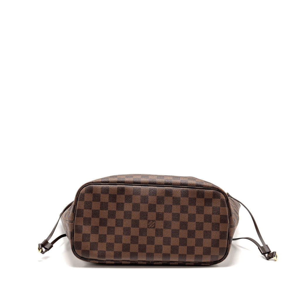 LOUIS VUITTON NEVERFULL MM DAMIER EBENE CANVAS GHW