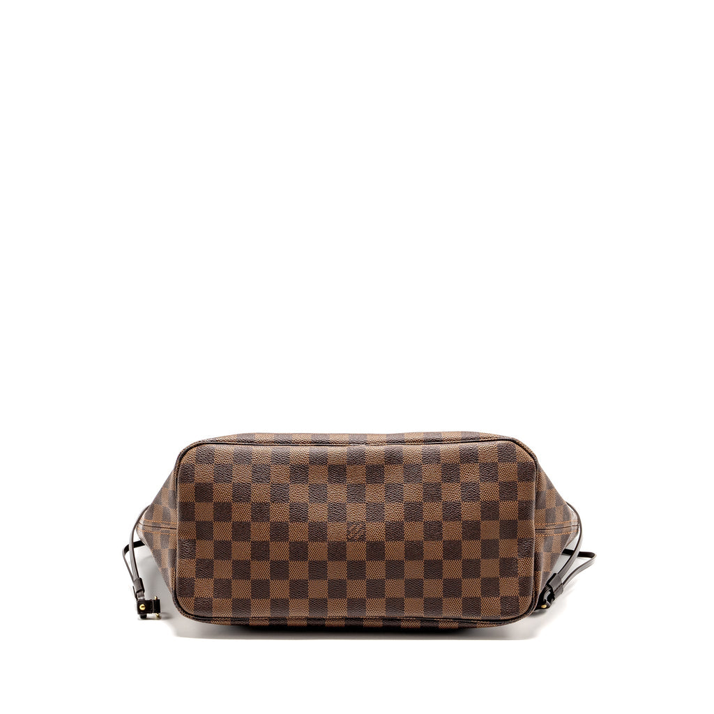 LOUIS VUITTON NEVERFULL MM DAMIER EBENE CANVAS GHW