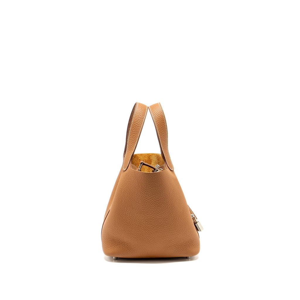 HERMES PICOTIN 18 LOCK BAG CLEMENCE GOLD SHW
