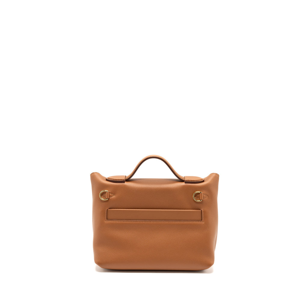 HERMES MINI 24/24 2424-21 BAG EVERCOLOR / SWIFT GOLD GHW