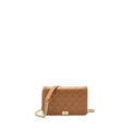 CHANEL BOY WALLET ON CHAIN CAVIAR LIGHT CARAMEL LGHW (MICROCHIP)