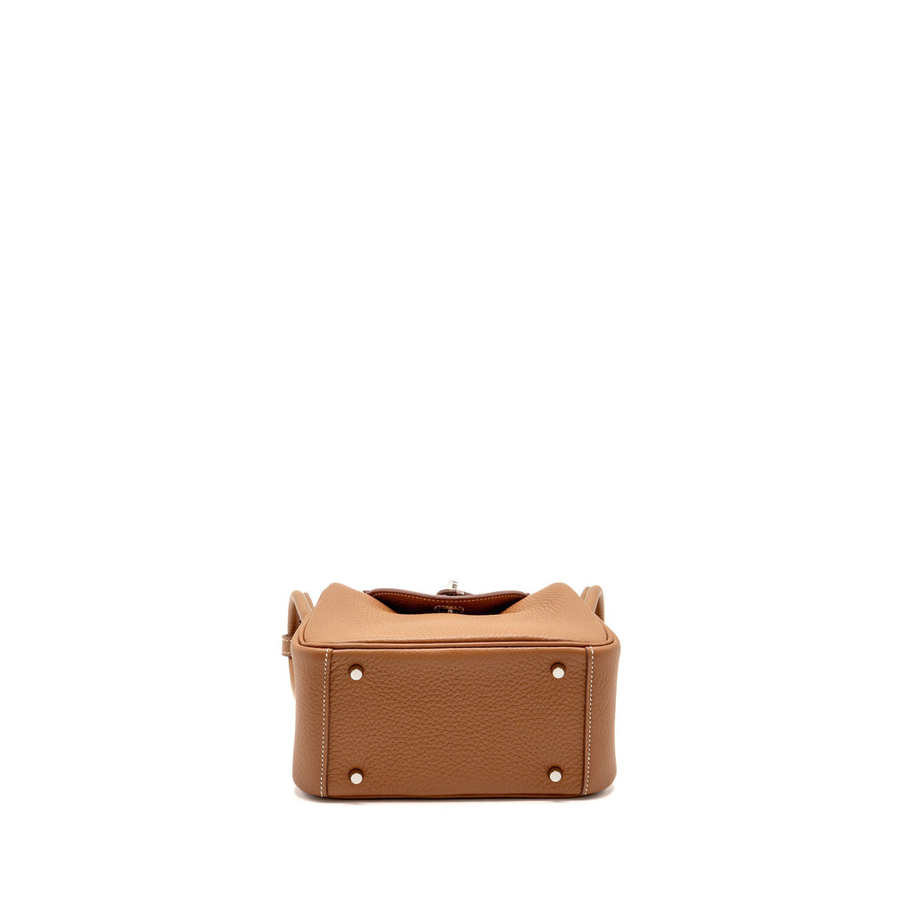 HERMES MINI LINDY II CLEMENCE GOLD SHW