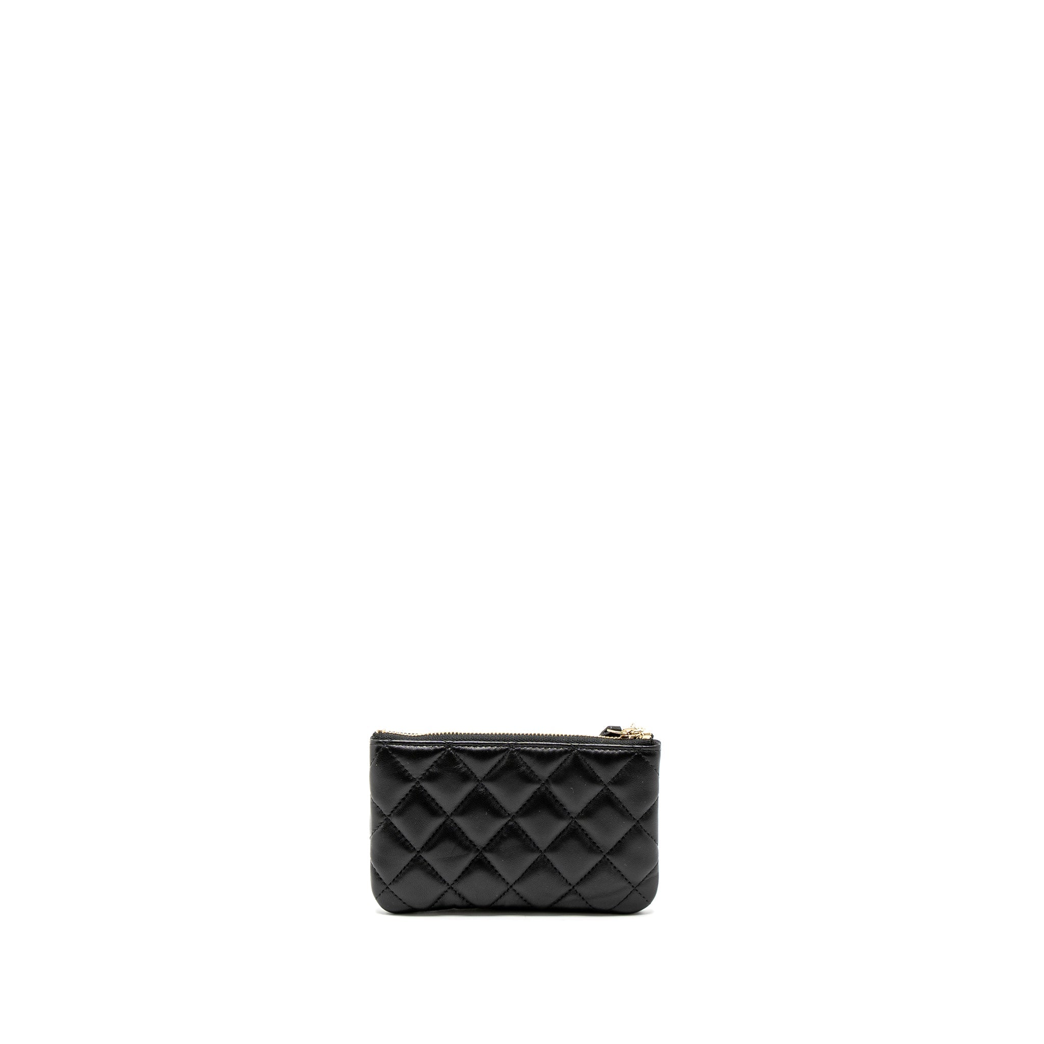 CHANEL 21S MINI POUCH LIMITED EDITION LAMBSKIN BLACK LGHW