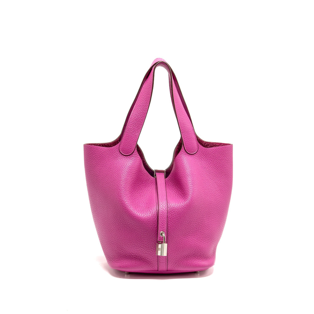 HERMES PICOTIN 22 LOCK BAG CLEMENCE MAGNOLIA SHW