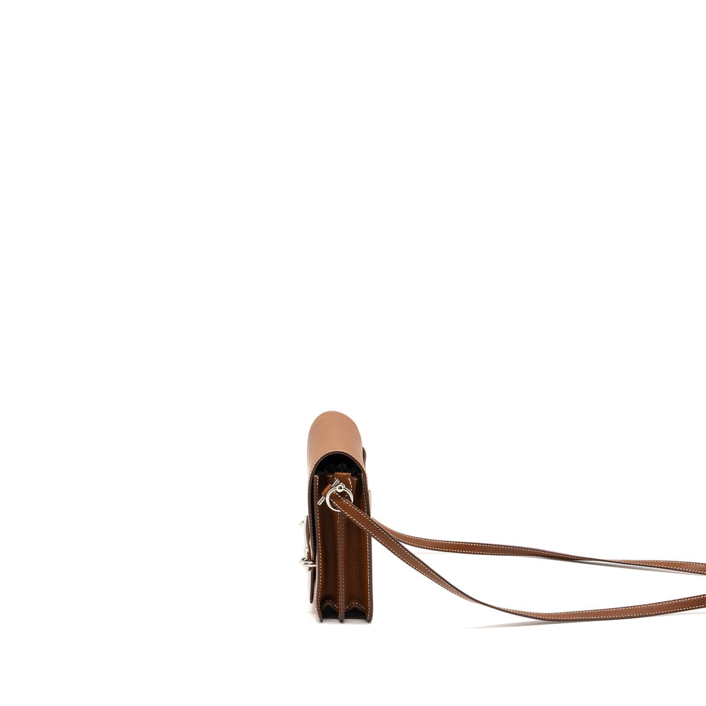 HERMES MINI ROULIS BARENIA FAUBOURG FAUVE SHW