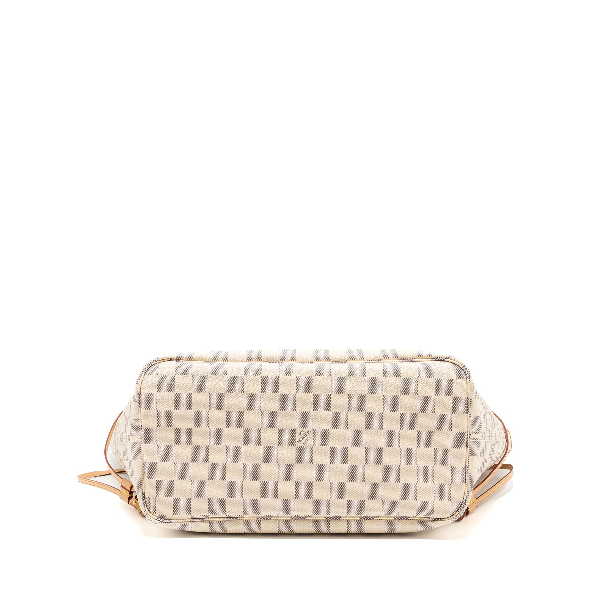 LOUIS VUITTON NEVERFULL MM DAMIER AZUR CANVAS GHW