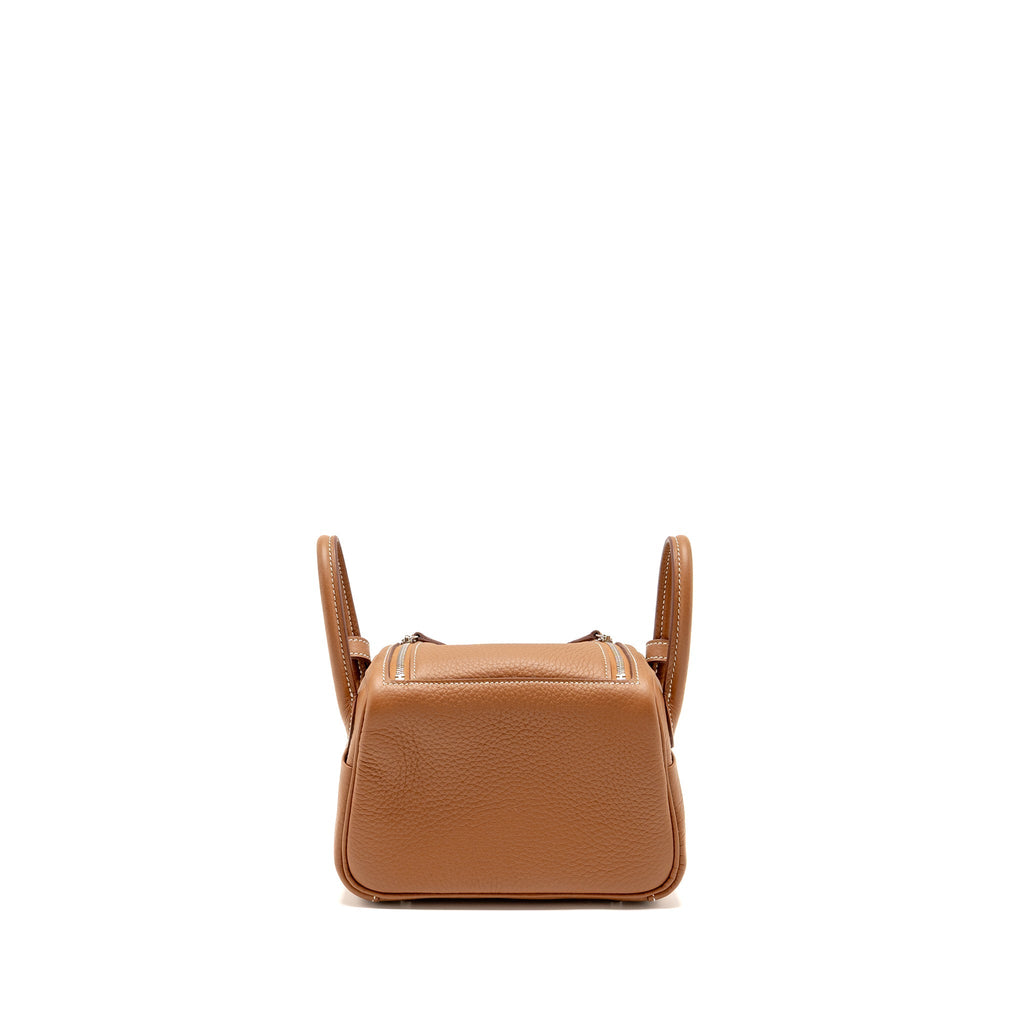HERMES MINI LINDY II CLEMENCE GOLD SHW
