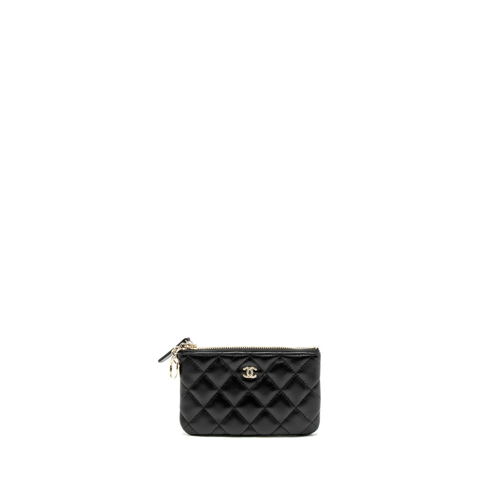 CHANEL 21S MINI POUCH LIMITED EDITION LAMBSKIN BLACK LGHW