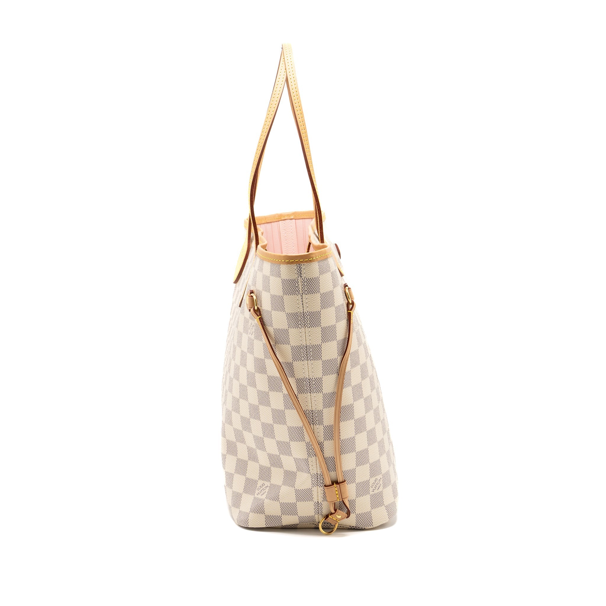 LOUIS VUITTON NEVERFULL MM DAMIER AZUR CANVAS GHW