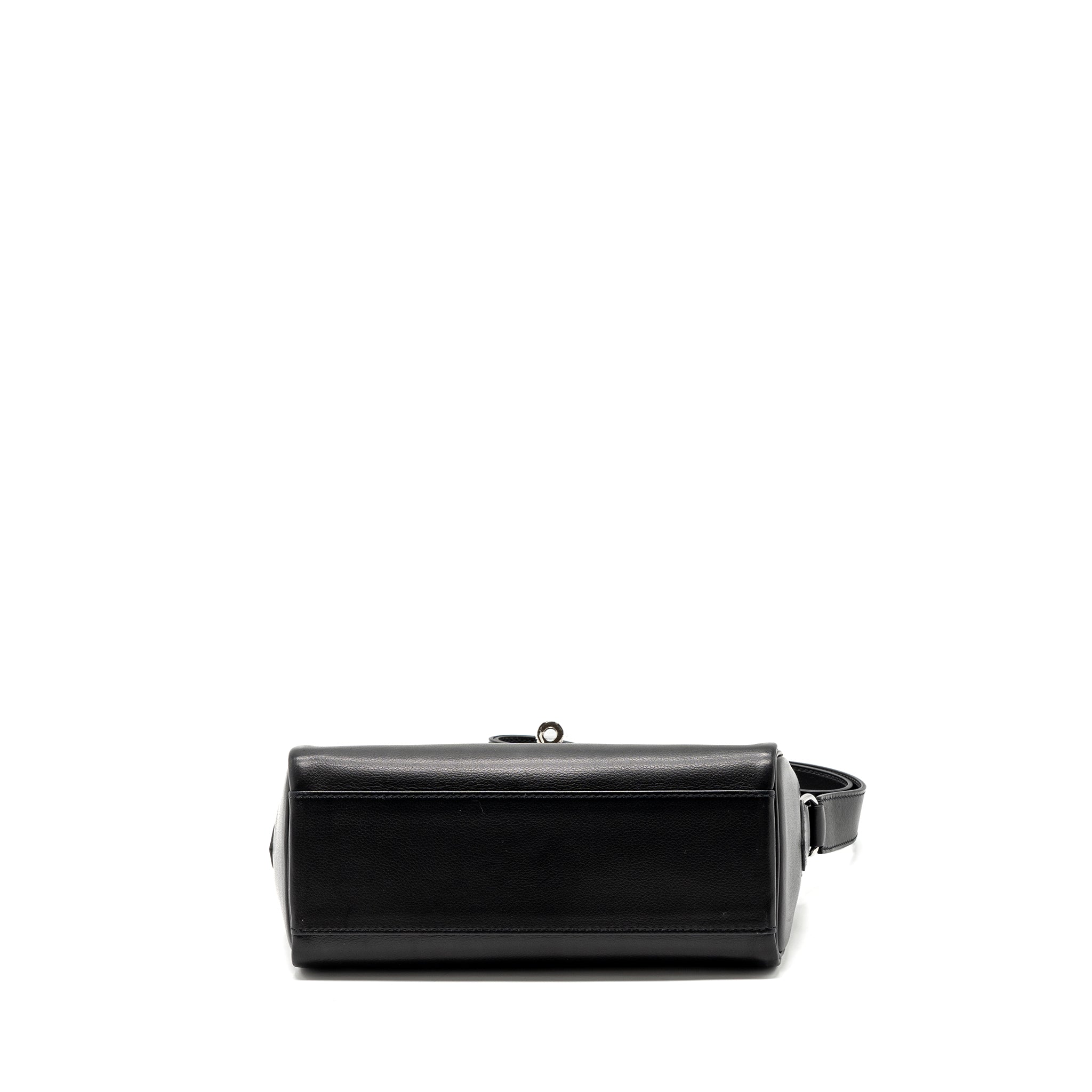 HERMES KELLY MESSANGER PM BAG EVERGRAIN BLACK SHW