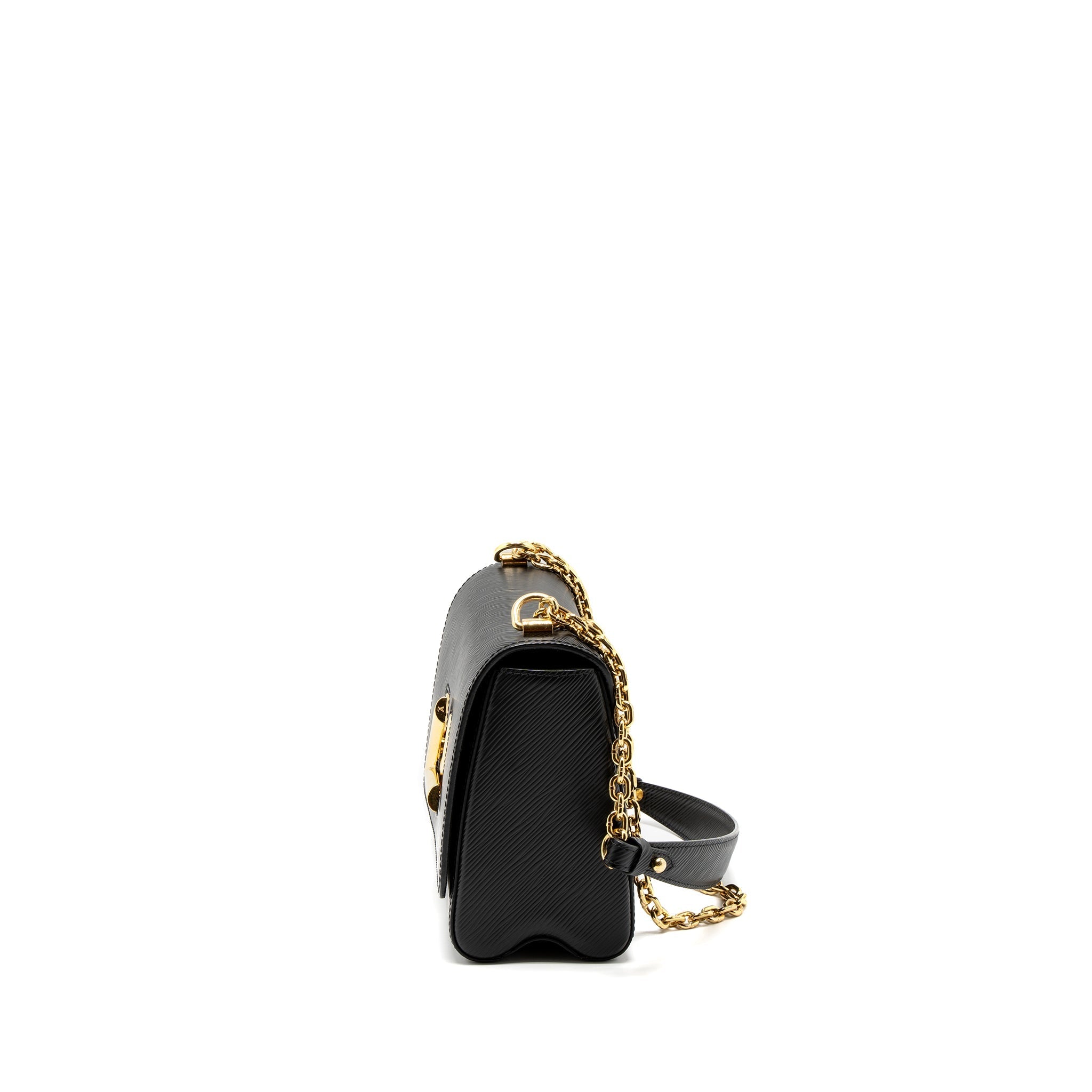 LOUIS VUITTON TWIST MM EPI BLACK GHW