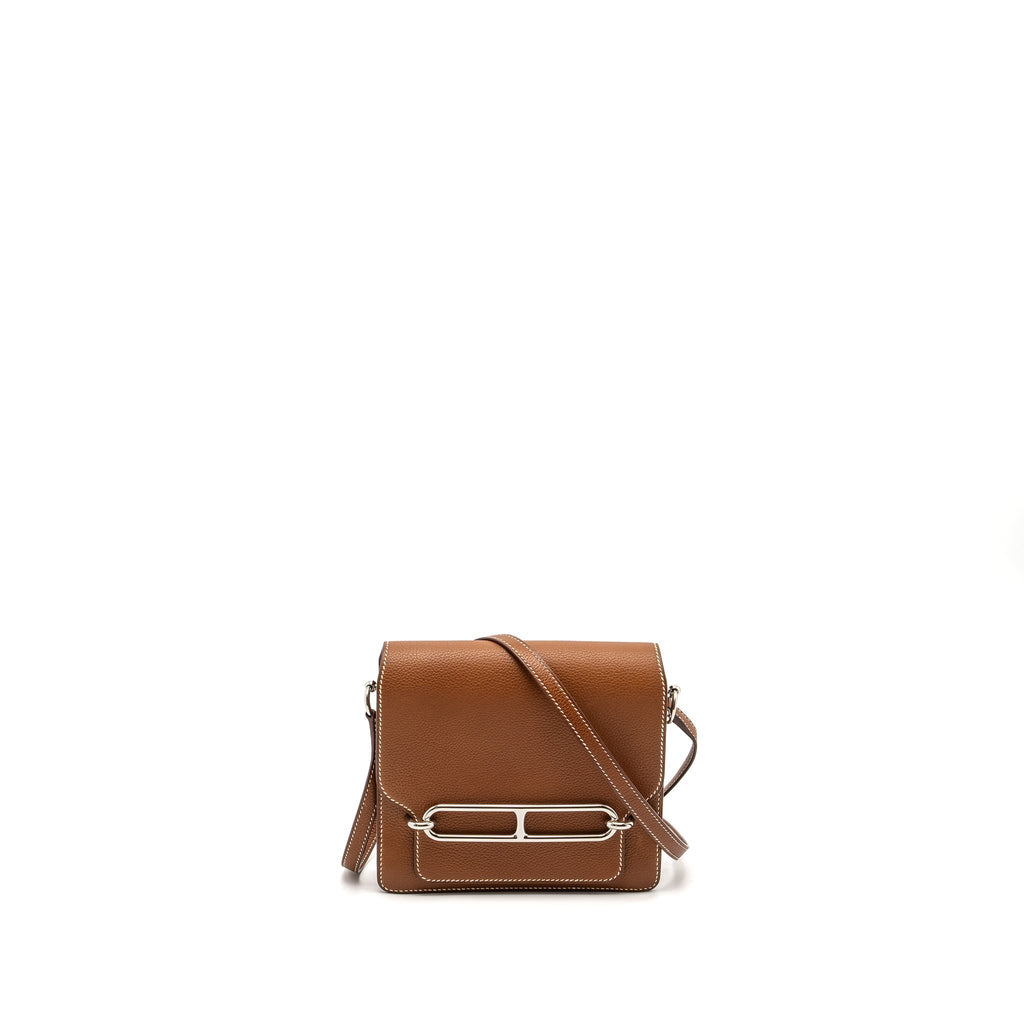 HERMES MINI ROULIS BARENIA FAUBOURG FAUVE SHW