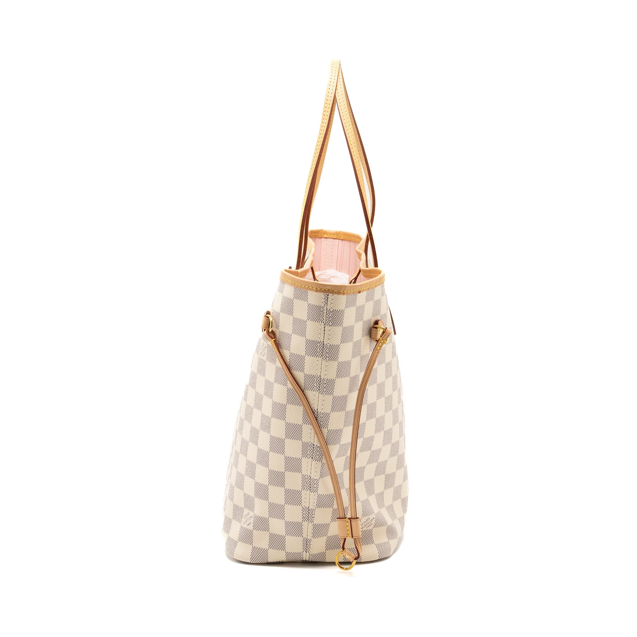 LOUIS VUITTON NEVERFULL MM DAMIER AZUR CANVAS GHW