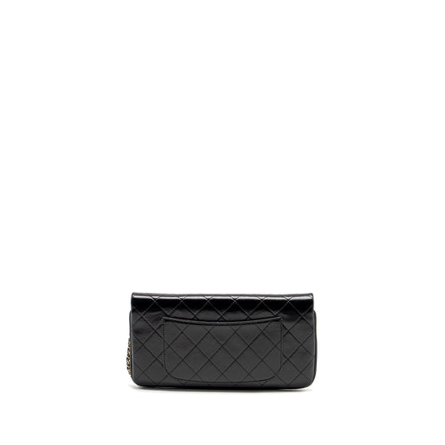 CHANEL 31 WALLET ON CHAIN SHINY CALFSKIN BLACK LGHW (MICROCHIP)