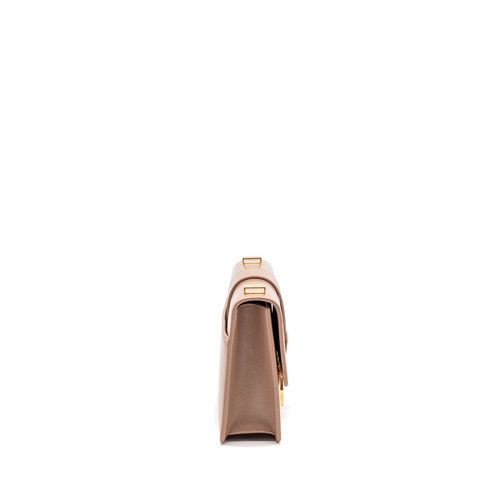 DIOR 30 MONTAIGNE BAG CALFSKIN DARK BEIGE GHW