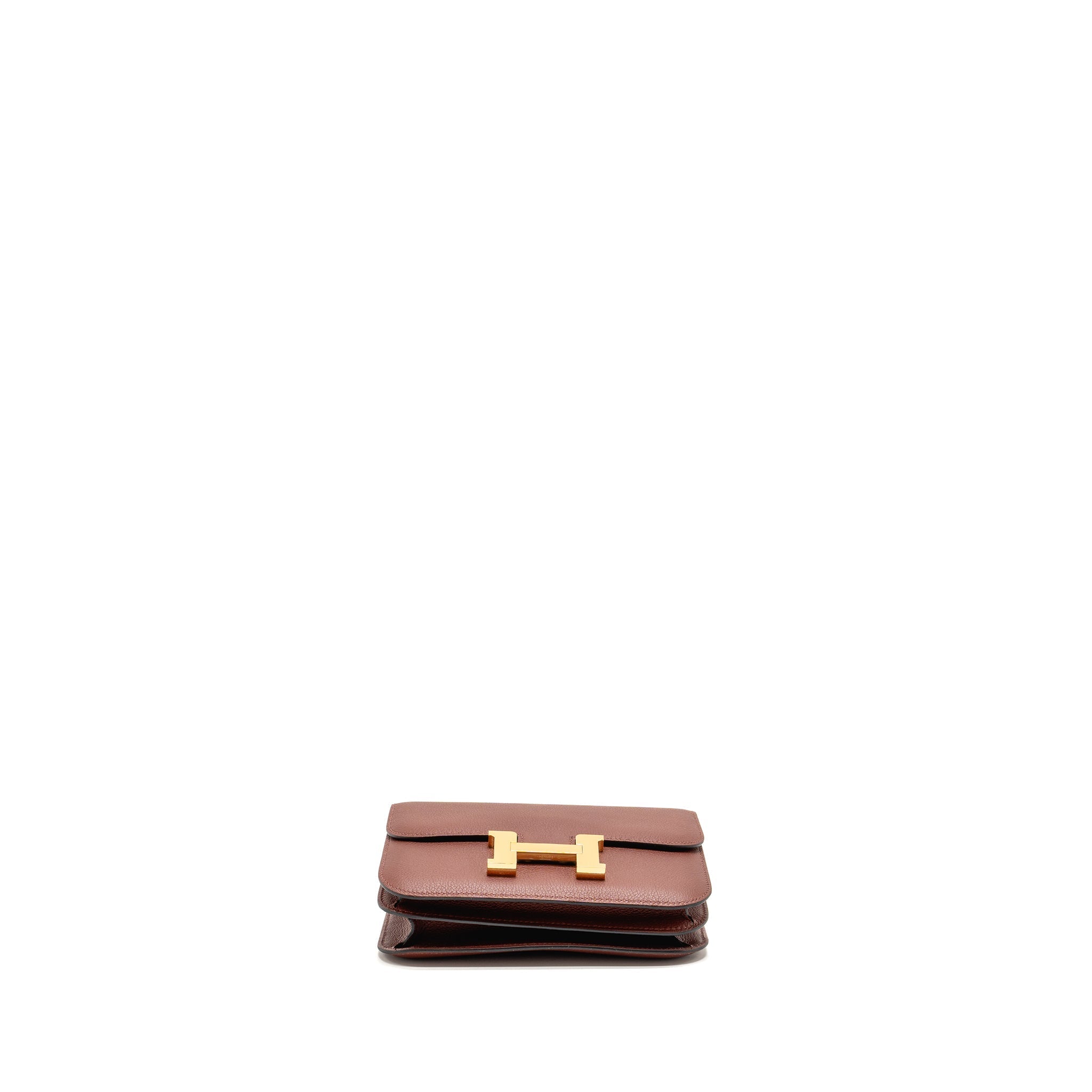 HERMES MINI CONSTANCE EVERCOLOR ROUGE H GHW