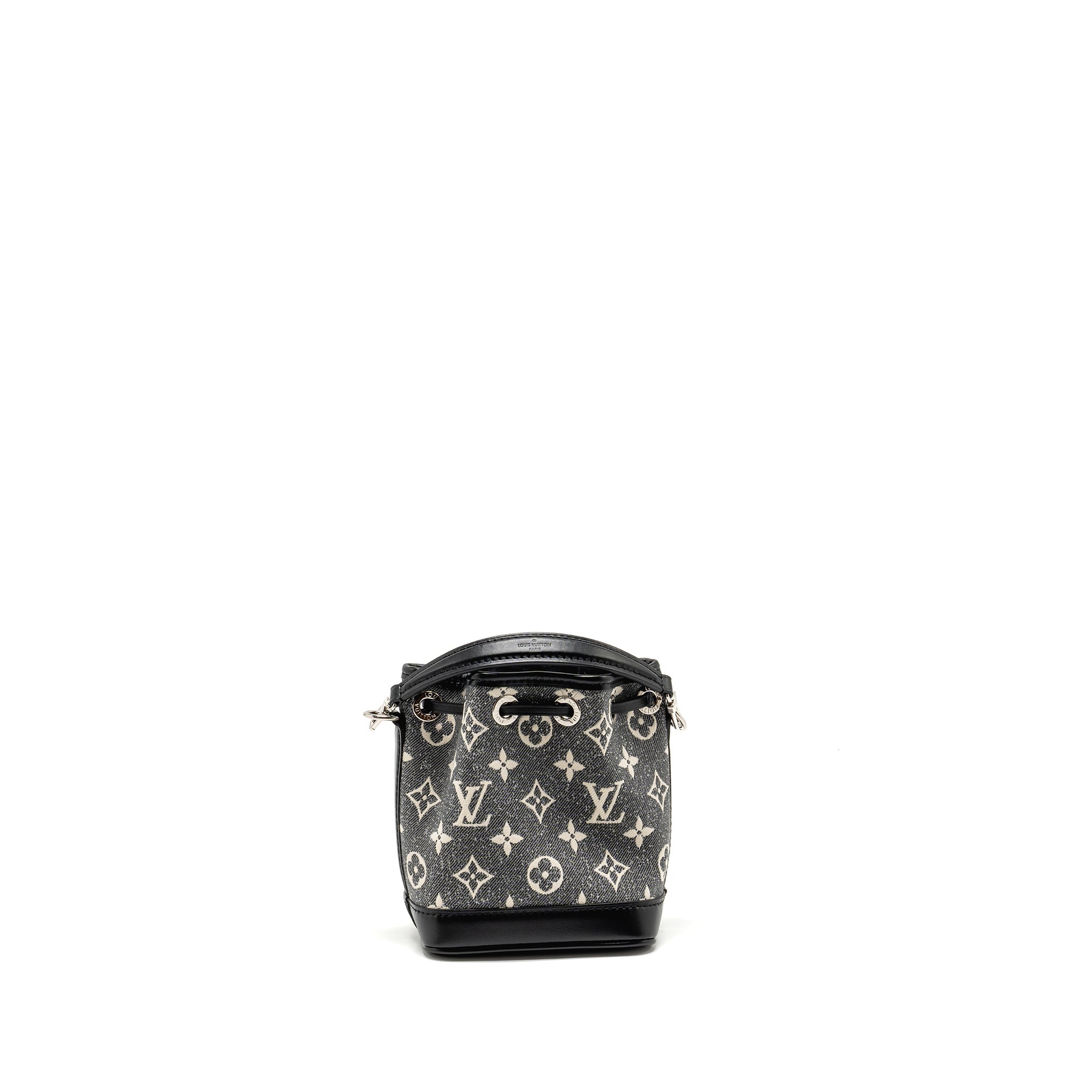 LOUIS VUITTON NANO NOE JACQUARD DENIM BLACK / MULTICOLOR SHW