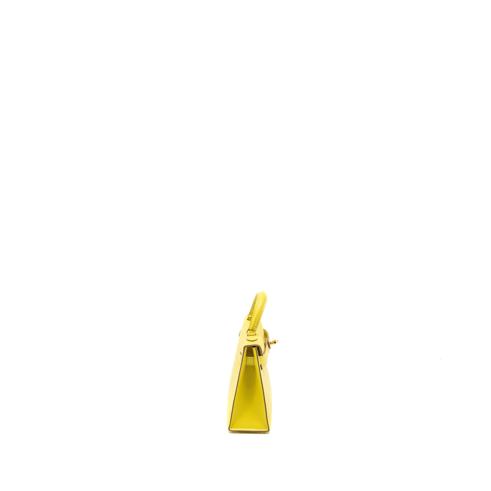 HERMES MINI KELLY II EPSOM 9R LIME GHW