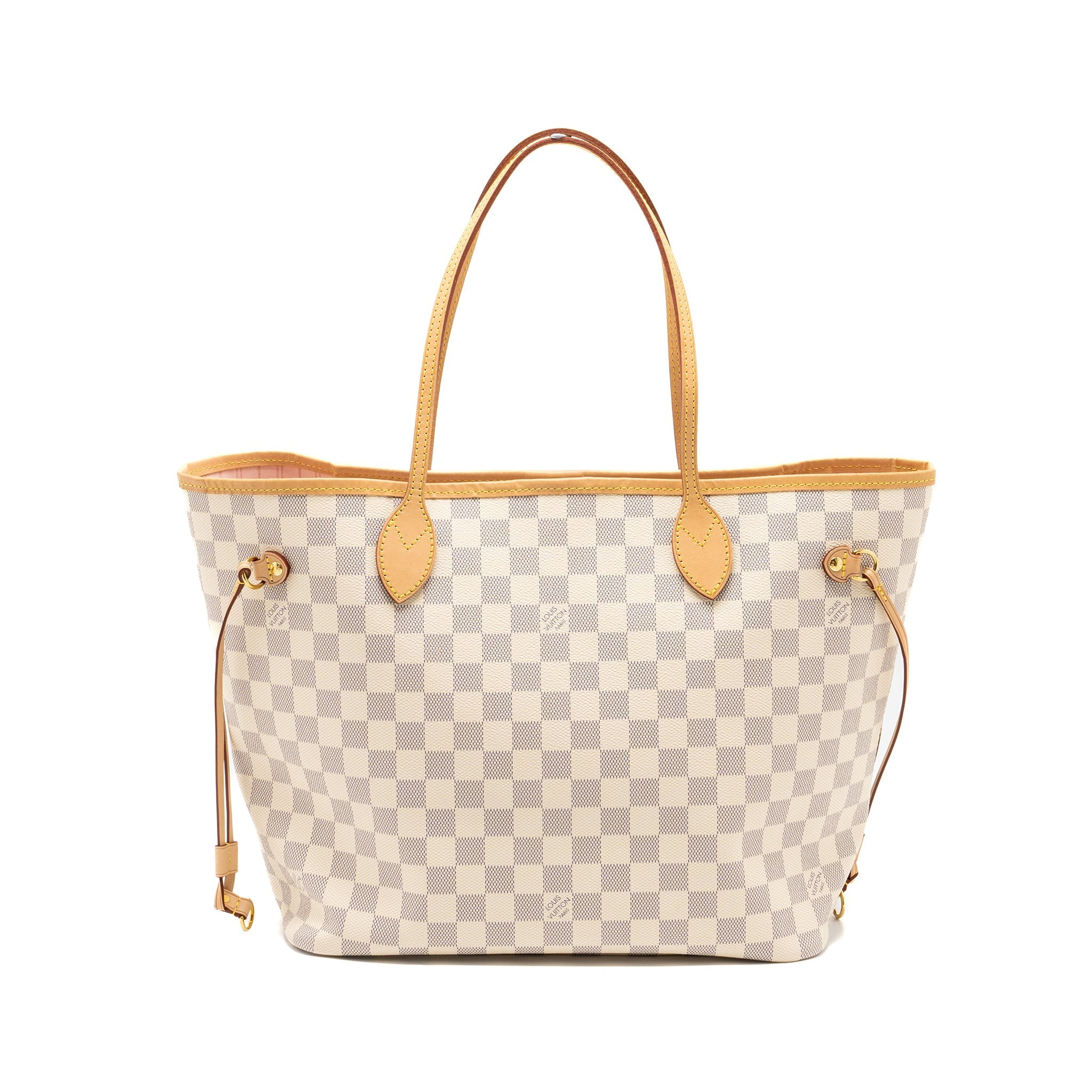 LOUIS VUITTON NEVERFULL MM DAMIER AZUR CANVAS GHW