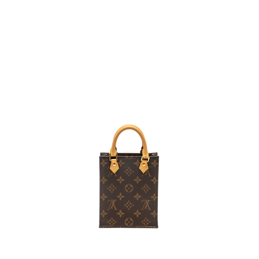 LOUIS VUITTON PETIT SAC PLAT MONOGRAM CANVAS GHW