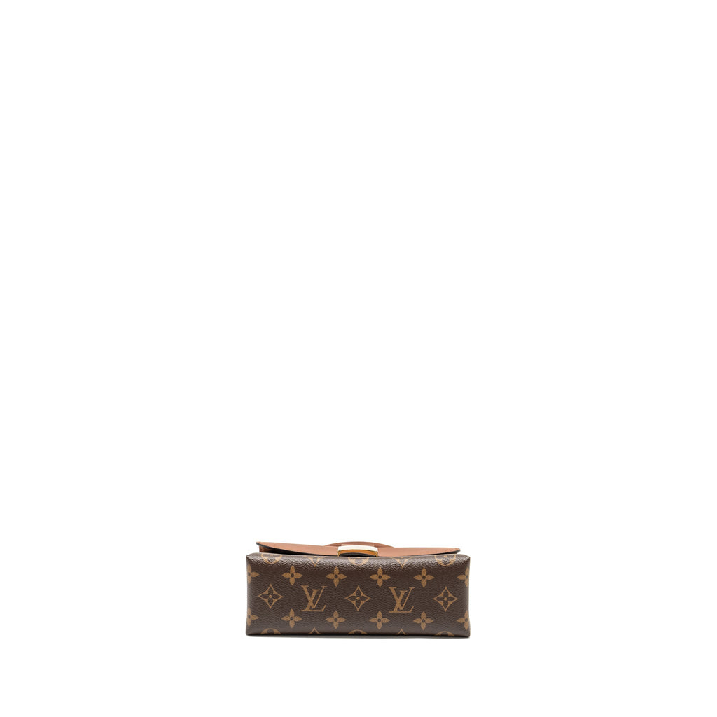 LOUIS VUITTON LOCK BB MONOGRAM CANVAS BROWN GHW