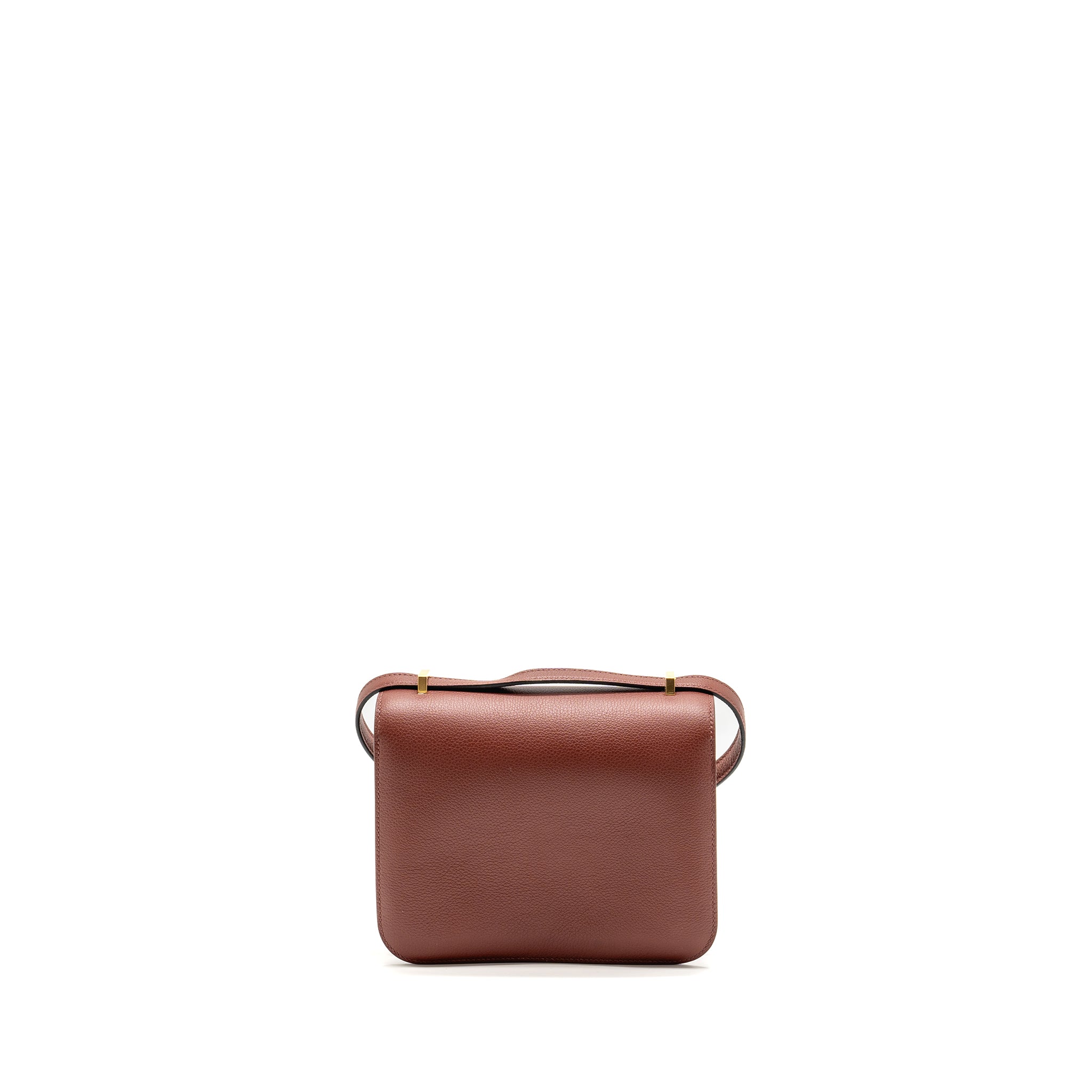 HERMES MINI CONSTANCE EVERCOLOR ROUGE H GHW