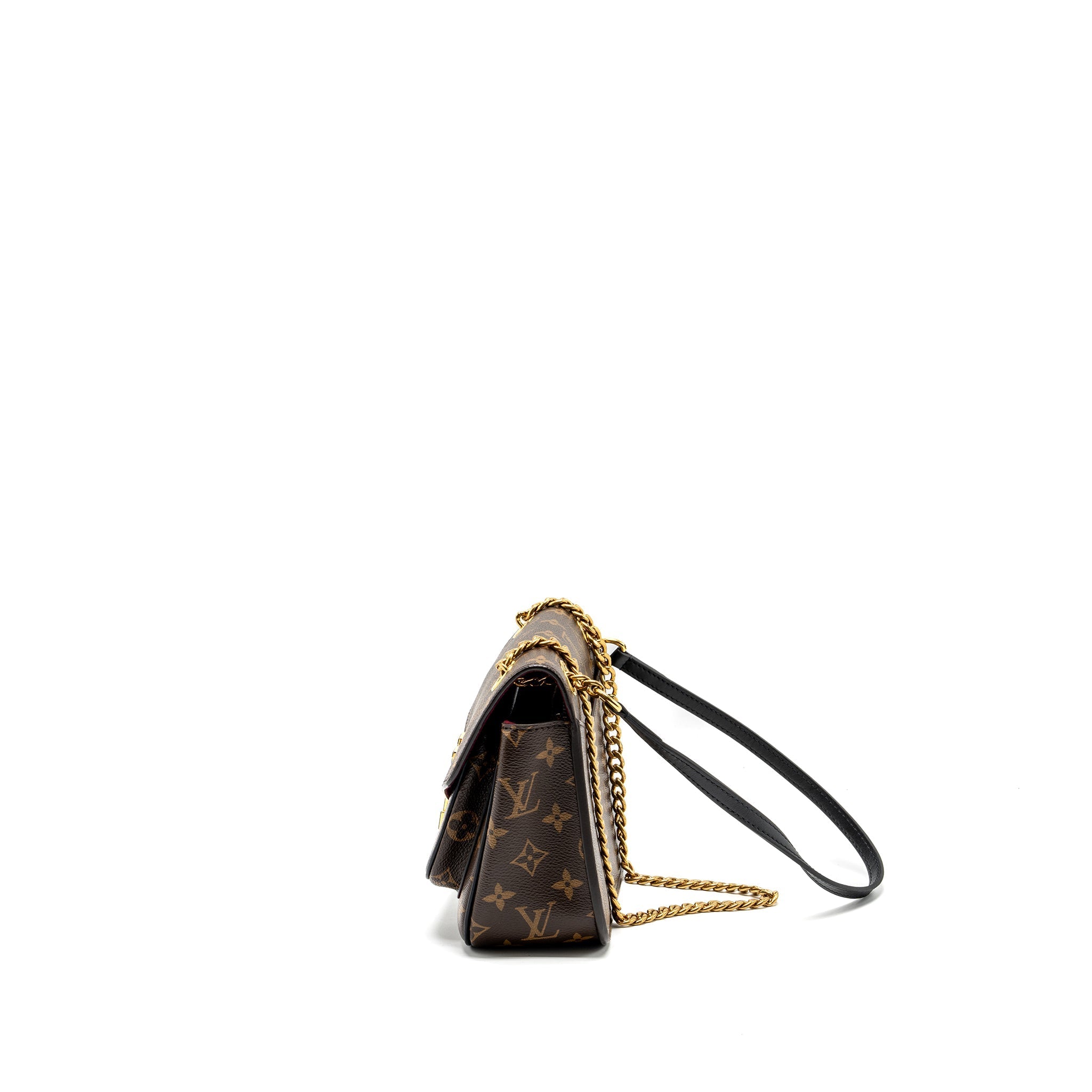 LOUIS VUITTON PASSY MONOGRAM CANVAS BLACK/GOLD HARDWARE
