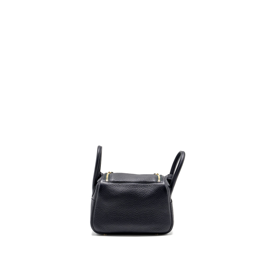 HERMES MINI LINDY CLEMENCE CABAN GHW