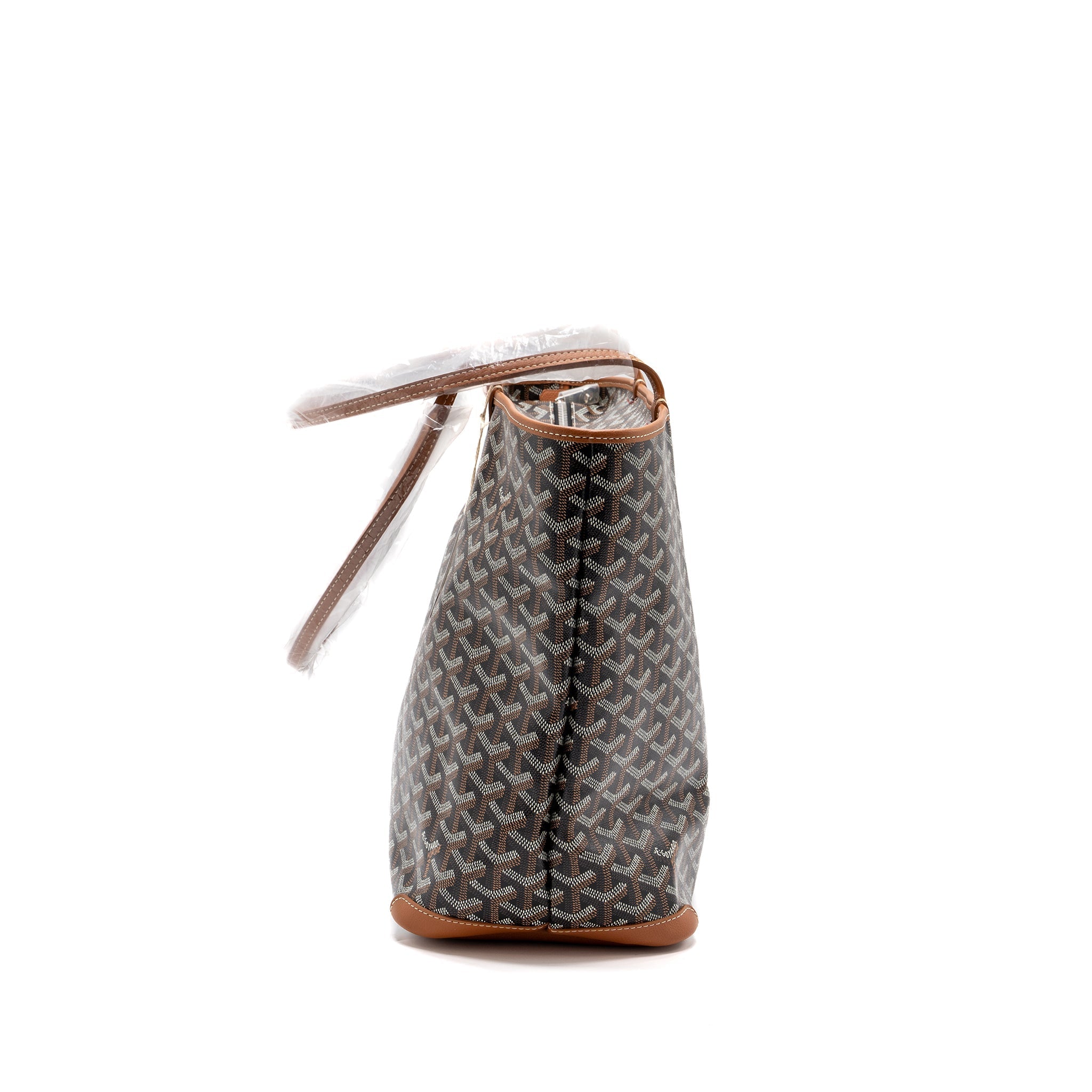 GOYARD ARTOIS MM TOTE GOYARDINE CANVAS BLACK / TAN SHW