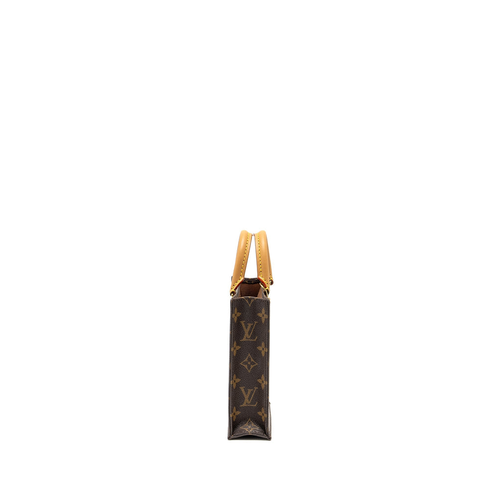 LOUIS VUITTON PETIT SAC PLAT MONOGRAM CANVAS GHW