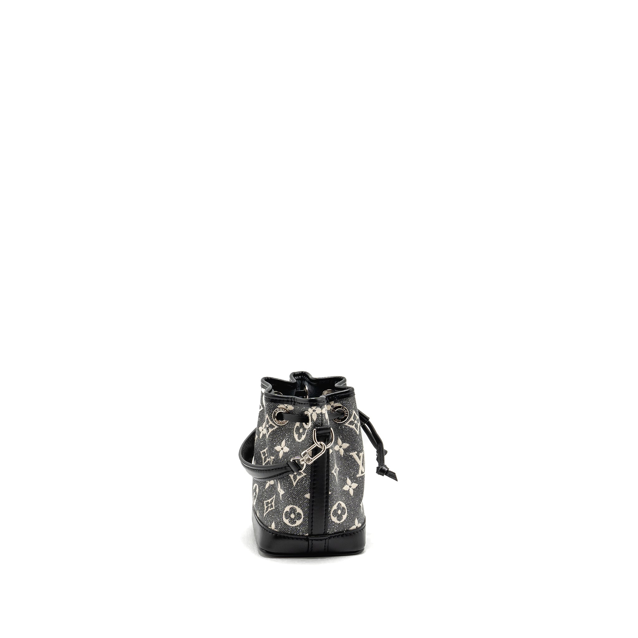 LOUIS VUITTON NANO NOE JACQUARD DENIM BLACK / MULTICOLOR SHW