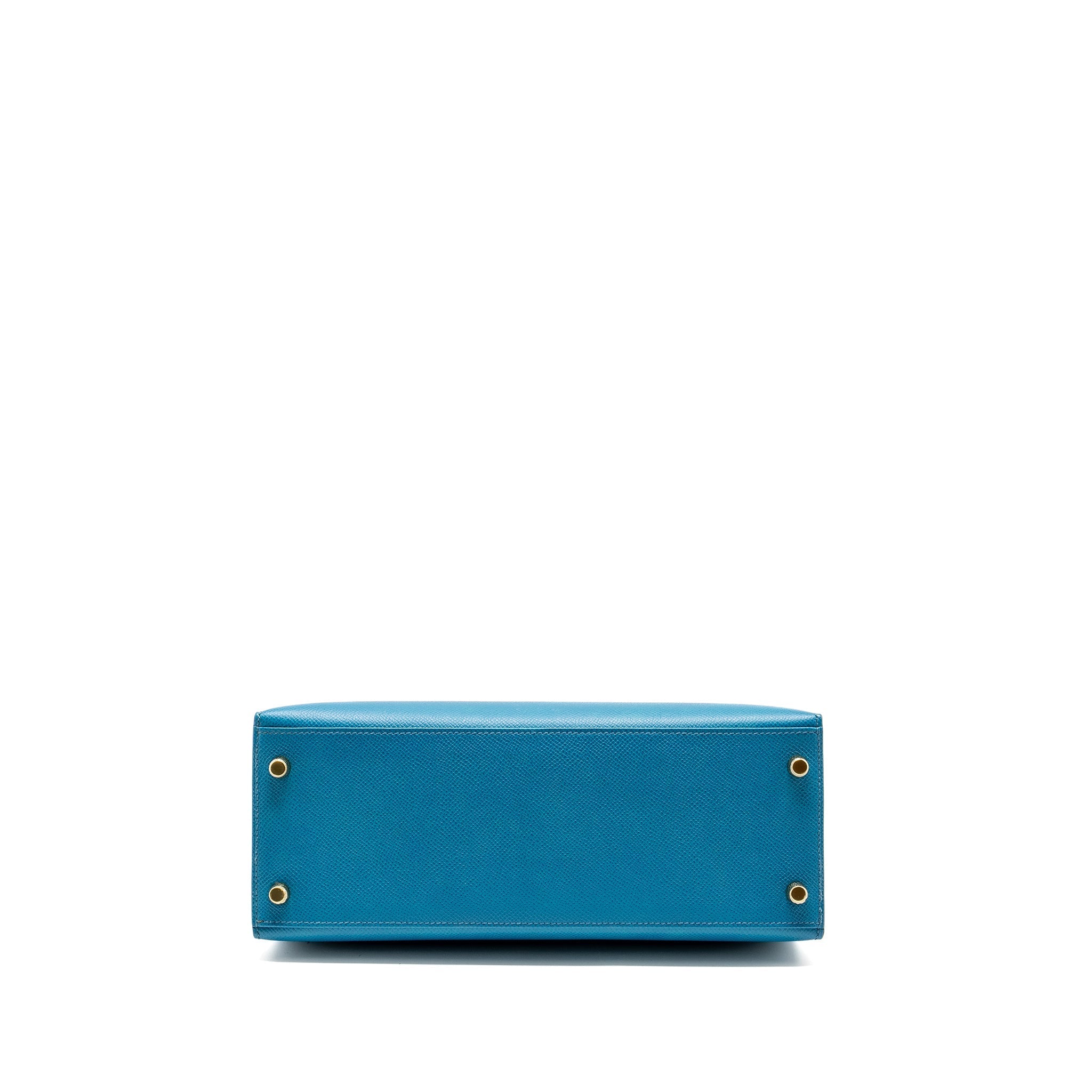 HERMES KELLY 28 EPSOM BLUE IZMIR GHW