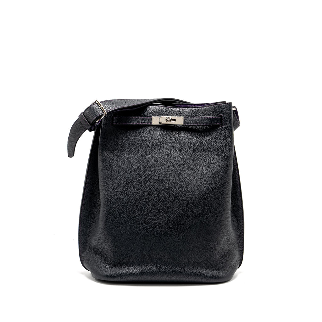 HERMES SO KELLY 26 CLEMENCE VERT/ IRIS SHW