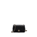 CHANEL CLASSIC MINI RECTANGULAR FLAP BAG CAVIAR BLACK GHW
