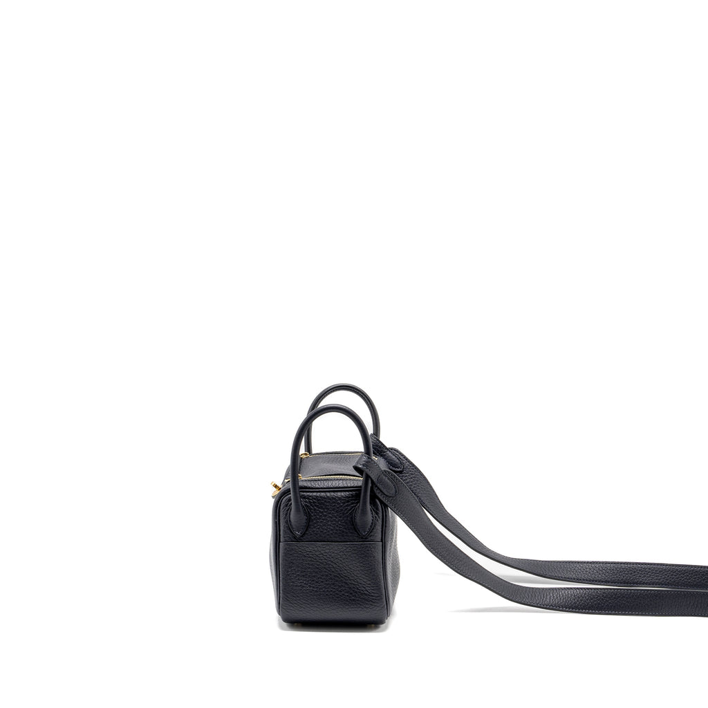 HERMES MINI LINDY CLEMENCE CABAN GHW