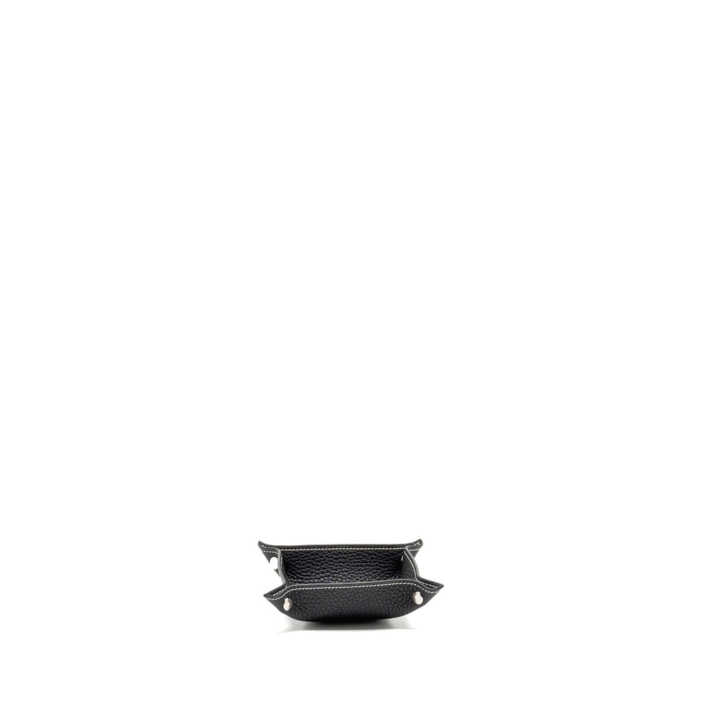 HERMES H EVELYNE MINI CHANGE TRAY CLEMENCE BLACK SHW